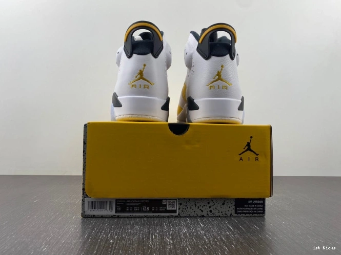 1st Kicks Ochre Yellow Air Jordan 6 CT8529-170 0807